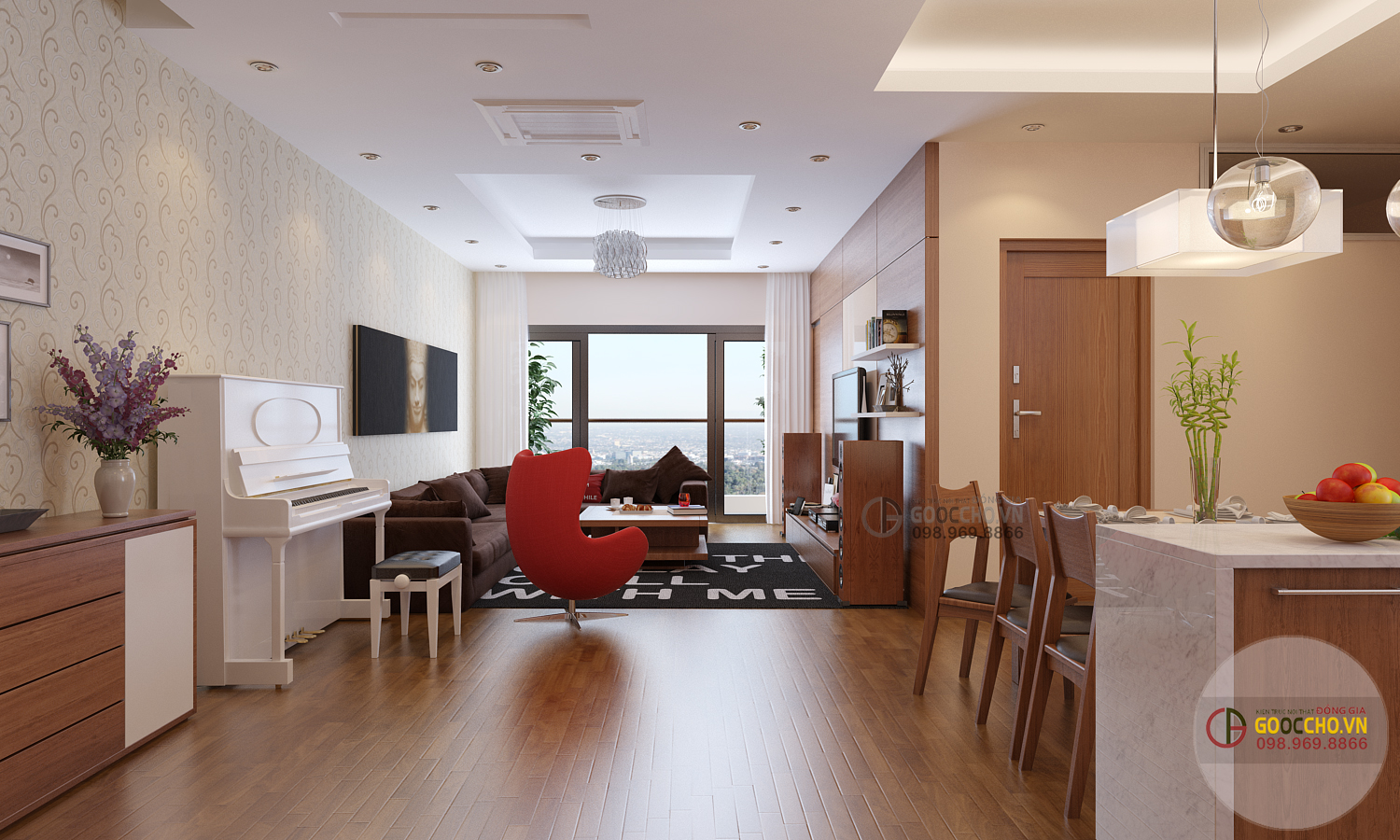 Bí quyết thiết kế nội thất chung cư 60m2 “vạn người mê – trăm người khao  khát”